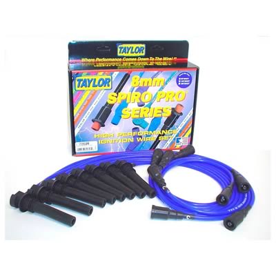 Spiro-Pro Blue Spark Plug Long 8mm Wire Set 03-05 Hemi 5.7L - Click Image to Close